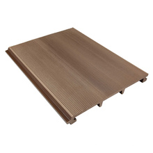 Parement circulaire de plancher de Decking de plancher en bois en plastique de bois de construction en plastique